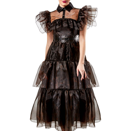 Mercredi Robe d'Halloween Rave Ladies