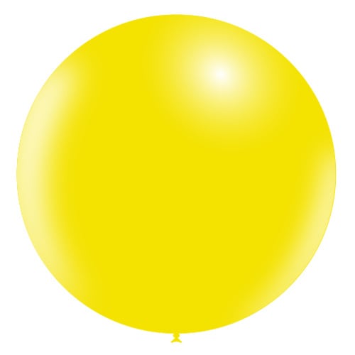 Ballon géant jaune clair XL 91cm