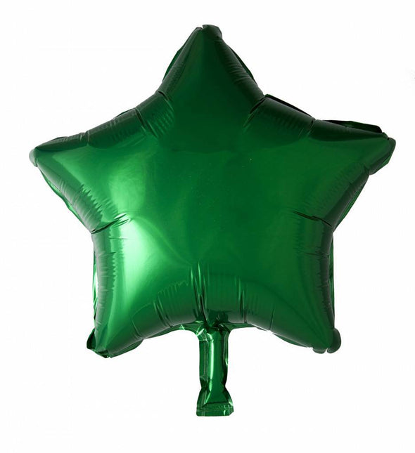 Ballon à l'hélium Étoile verte 46 cm vide