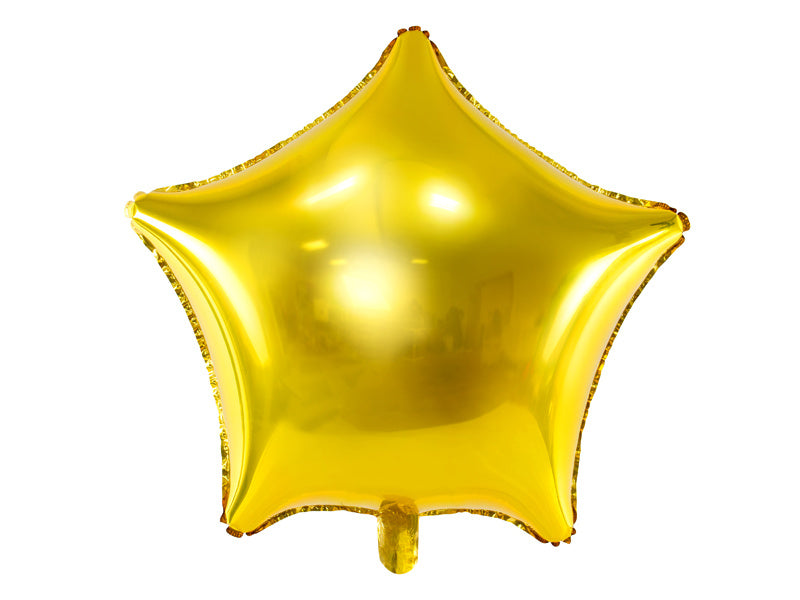 Ballon à l'hélium Star Gold Shiny Empty 48cm