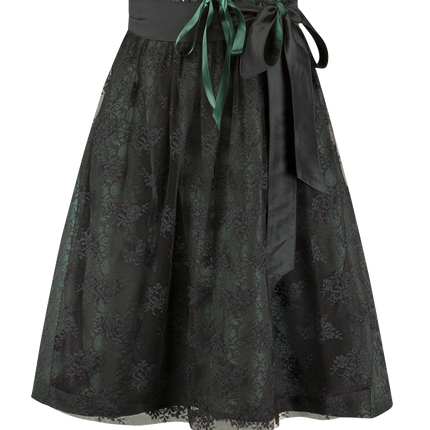 Noir Vert Dirndl Robe Oktoberfest Femmes Jaquard