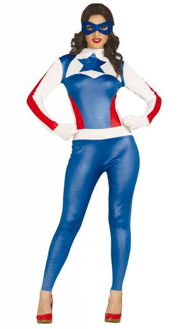 Costume de super-héros America Ladies