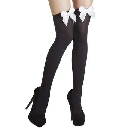 Stockings Swat White Bow