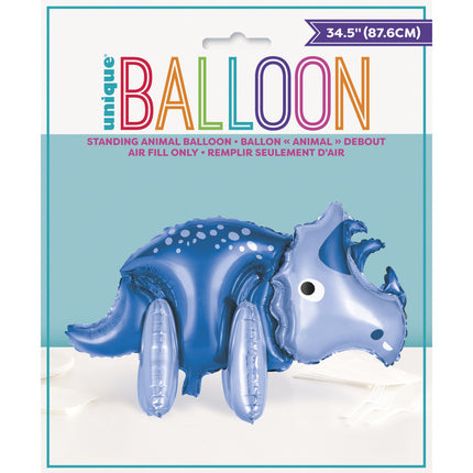 Ballon Dino Bleu XL 87cm