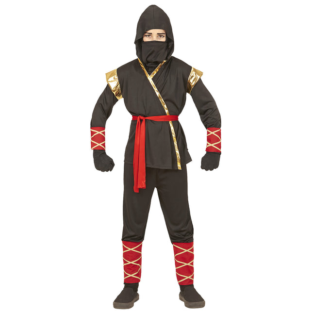 Combinaison Ninja garçon noir