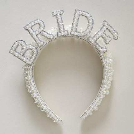 Bandeau de mariée perles