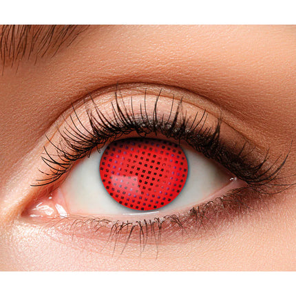 Lentilles de couleur rouge Cyborg