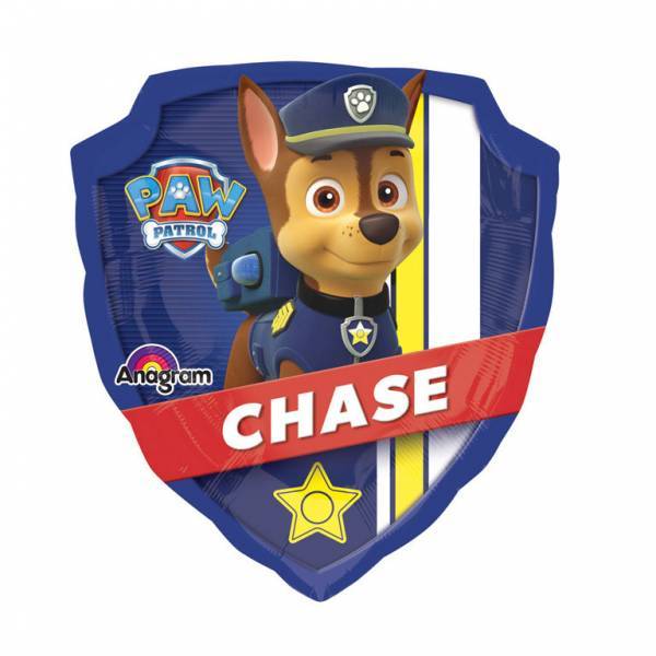 Ballon à l'hélium Paw Patrol Chase 63cm vide