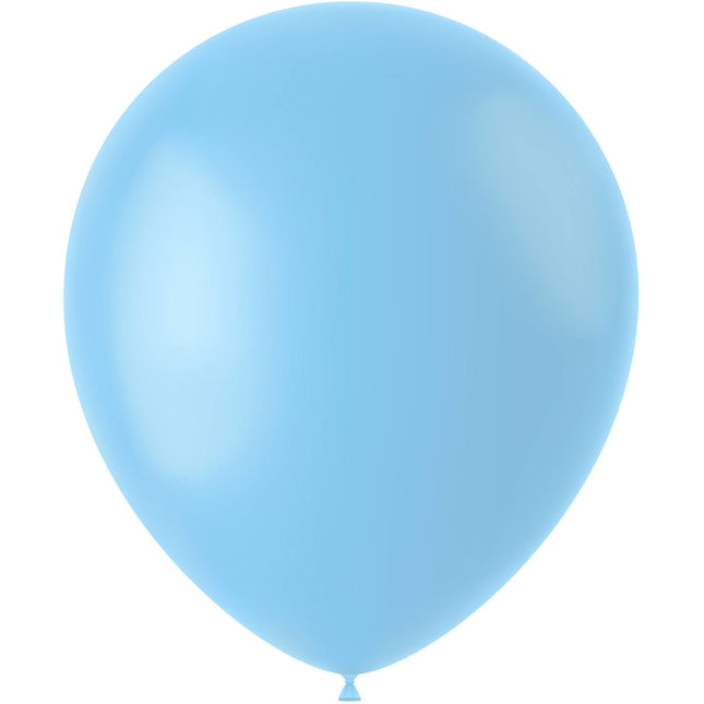 Ballons de baudruche bleu clair bleu poudre 33cm 100pcs