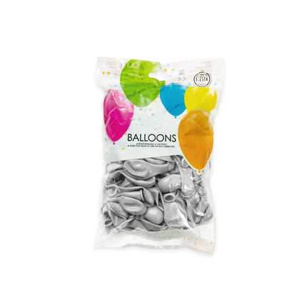 Ballons argentés métallisés 13cm 100pcs