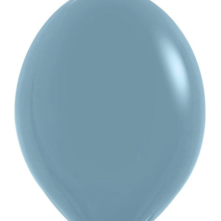 Ballons Pastel Bleu Crépuscule 30cm 50pcs