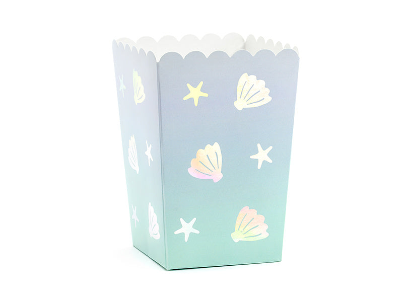 Bols à pop-corn Mermaid 12.5cm 6pcs