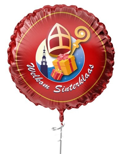 Ballon de baudruche Bienvenue Sinterklaas 45cm