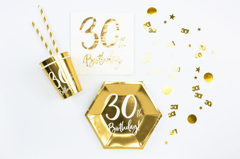 Confetti de table 30 ans d'or