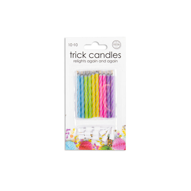 Bougies d'anniversaire 6cm 10pcs