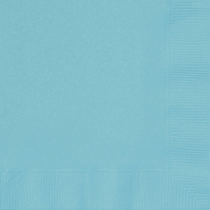 Serviettes de table bleu clair 20pcs