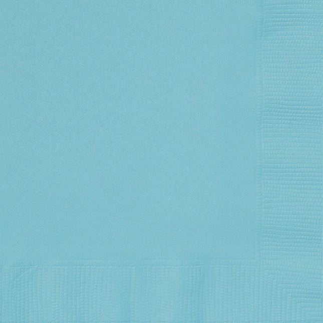 Serviettes de table bleu clair 20pcs