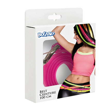 Ceinture rose fluo 1,15 m