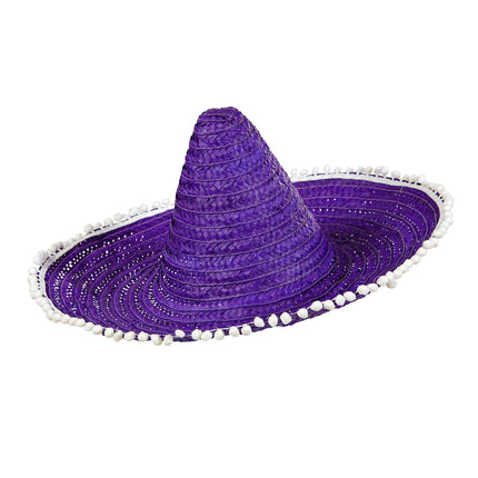 Sombrero bleu violet 50cm