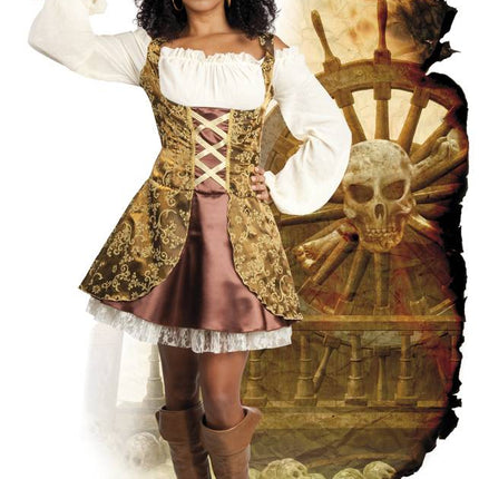 Costume de pirate Deluxe pour dames