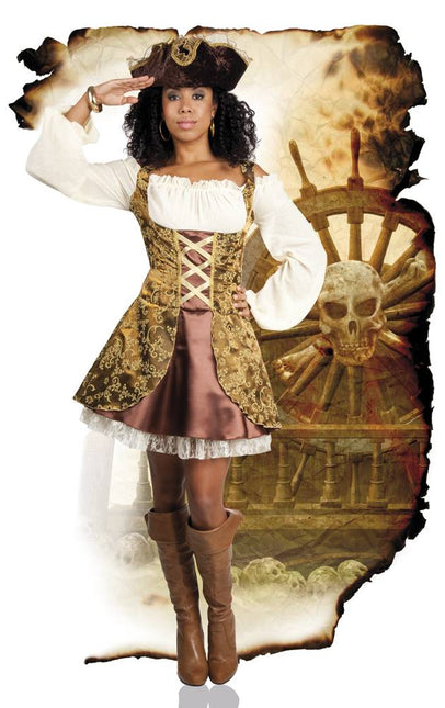 Costume de pirate Deluxe pour dames