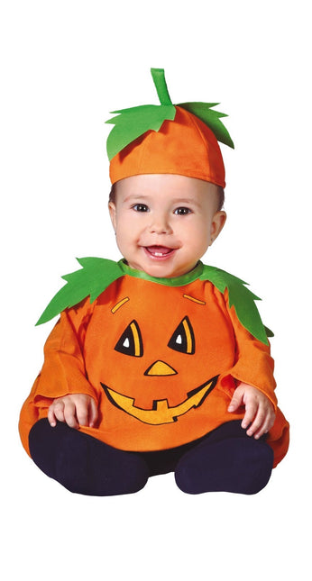 Costume d'Halloween Citrouille Bébé Orange