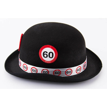 Chapeau 60 ans Panneau routier