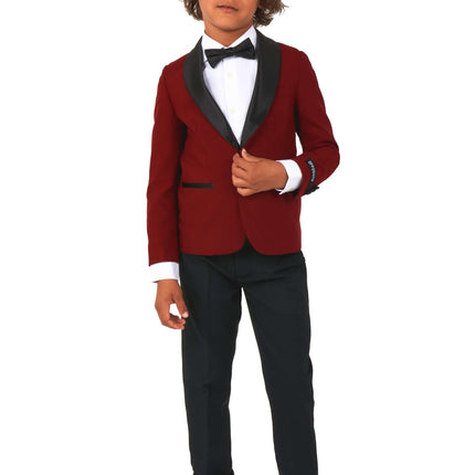 Bordeaux Red Tuxedo Boy OppoSuits