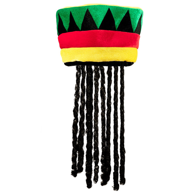 Chapeau avec dreadlocks