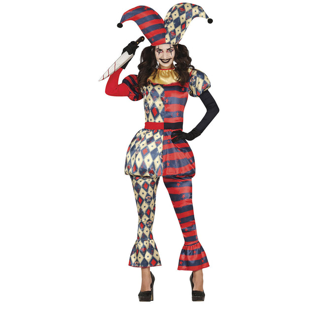 Arlequin Costume d'Halloween Horreur pour dames