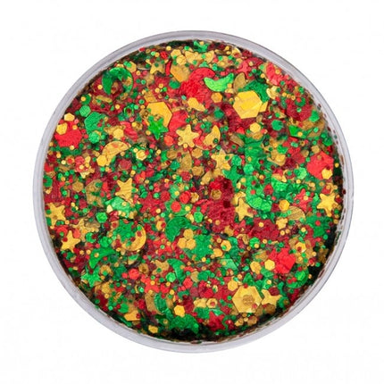 PXP Pressed Chunky Glitter Creme Big Red/Yellow/Green 40ml