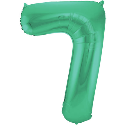 Ballon de baudruche Figure 7 Vert mat XL 86cm vide