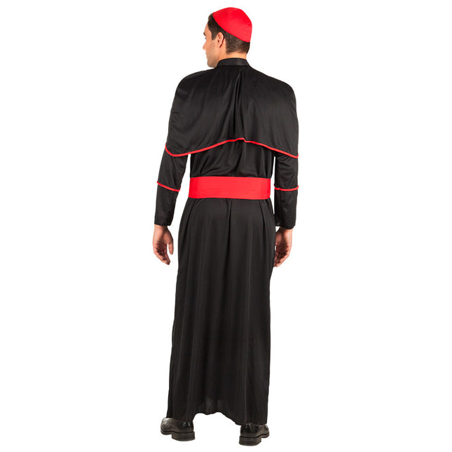 Costume de cardinal noir M/L