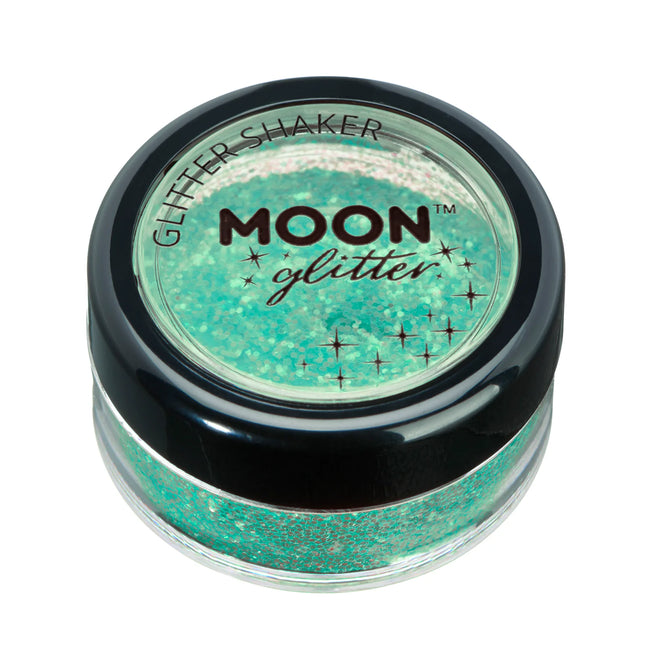 Moon Glitter paillettes irisées Shakers vertes 5g