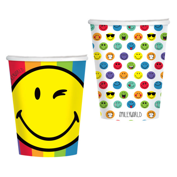 Gobelets Smiley 250ml 8pcs