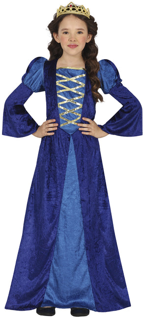 Medium Princess Costume Blue Girl