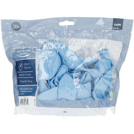 Ballons de baudruche bleu clair bleu poudre 33cm 50pcs