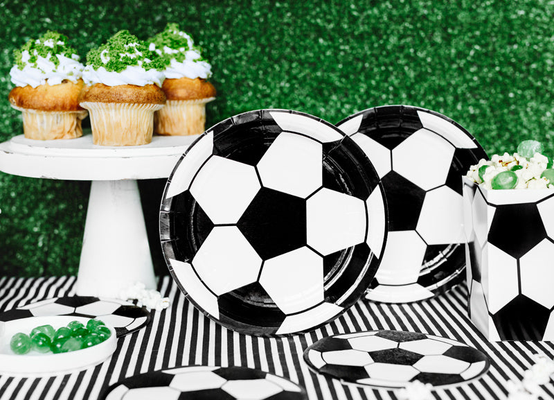 Assiettes de football 18cm 6pcs