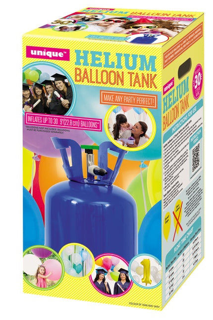 Réservoir d'hélium pour 30 ballons