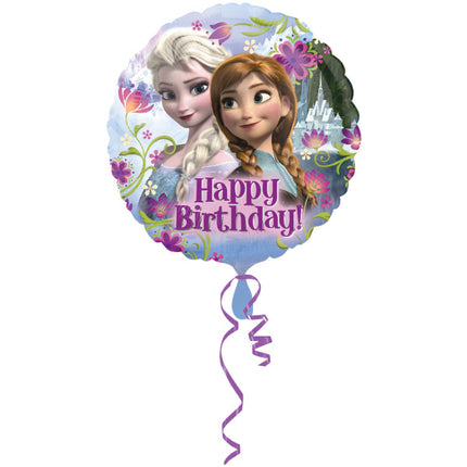 Ballon à l'hélium Frozen Happy Birthday 43cm vide