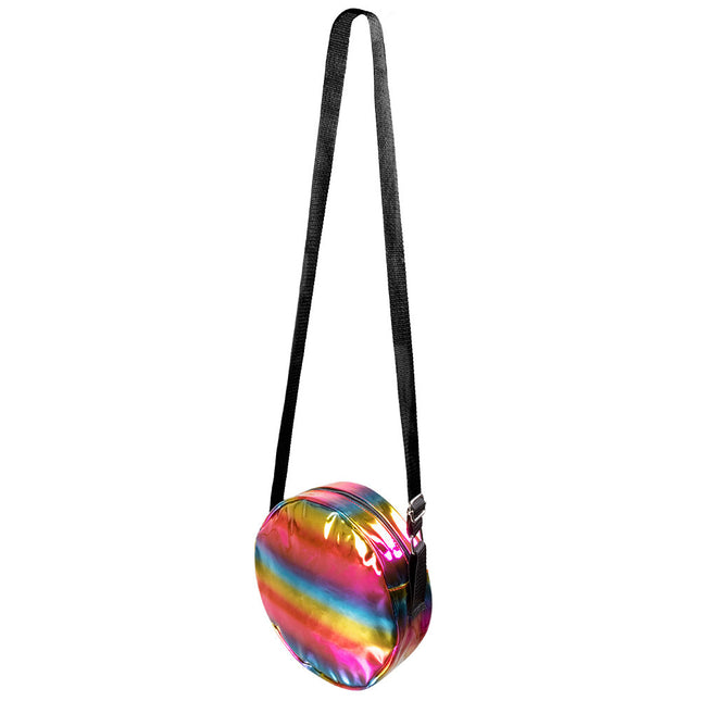 Sac à bandoulière Holographic Rainbow 20cm