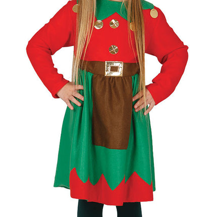 Robe de Noël Fille Elfe