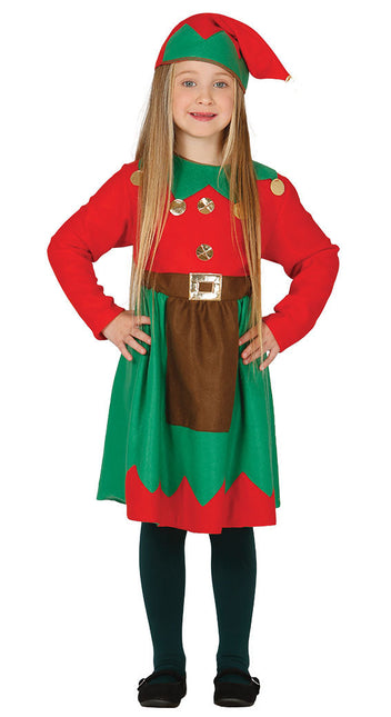 Robe de Noël Fille Elfe