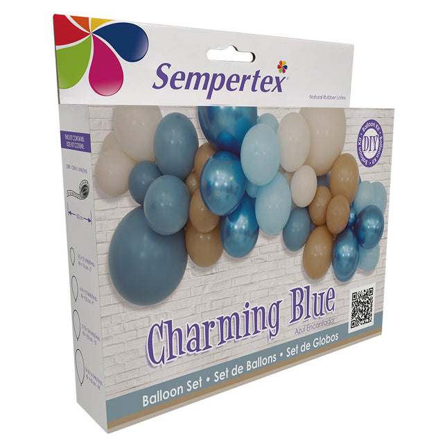 Kit de ballons DIY Charming Blue