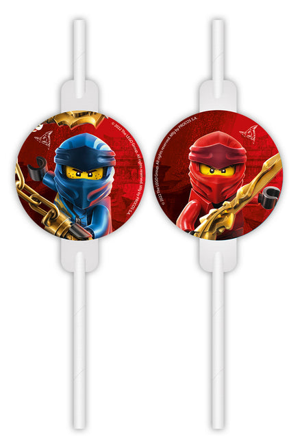 Pailles Lego Ninjago 4pcs