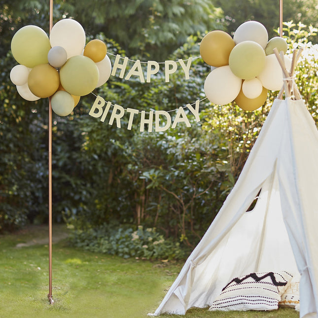 Set de ballons de joyeux anniversaire