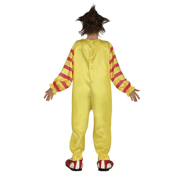 Horror Clown Halloween Costume Enfant Jaune