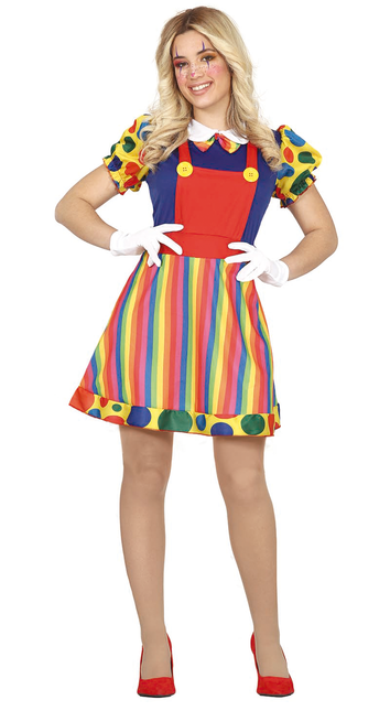 Robe de costume de clown pour dames