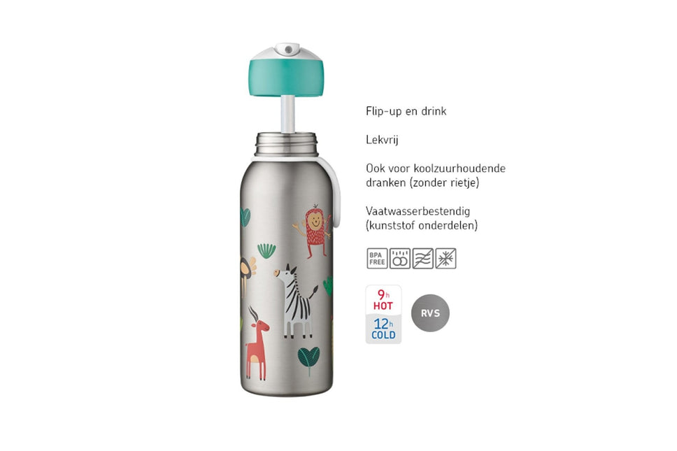 Thermos flask Flip-Up Campus 350ml Licorne