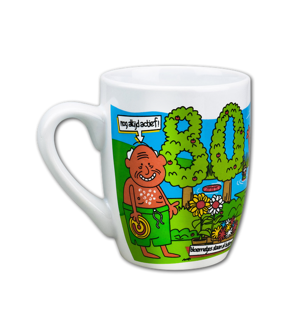 Mug 80 Years 12cm